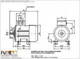 1LA707 IMB3 dimensions (foot-standing)