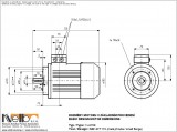 1LA709 IMB14FT (small flange) dimensions