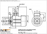 1LA907 IMB14FT (small flange) dimensions