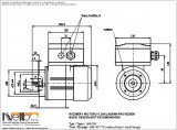 1MA706 IMB14FT (small flange) dimensions