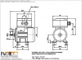 1MA706 IMB3 (foot-standing) dimensions