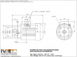 1MA716 IMB14FT (small flange) dimensions