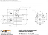 1MA716  IMB14FT (small flange) dimensions