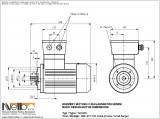 1MJ608 IMB14FT (small flange) dimensions