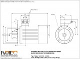 1MJ618 IMB5 (large flange) dimensions