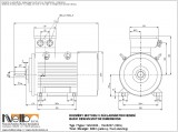 1MJ620 IMB3 (foot-standing) dimensions