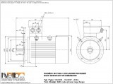 1MJ620 IMB5 (large flange) dimensions